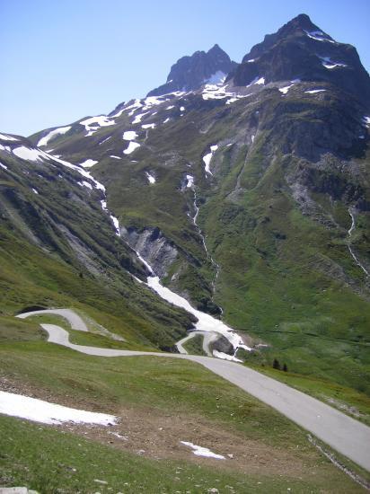 Dans le haut du col du Glandon