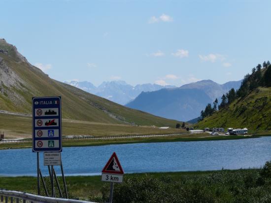 L'Itale aprés le col  de Larche