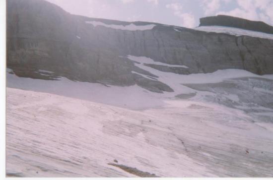 Glacier et le couloir d'accès au Ruan - 2005