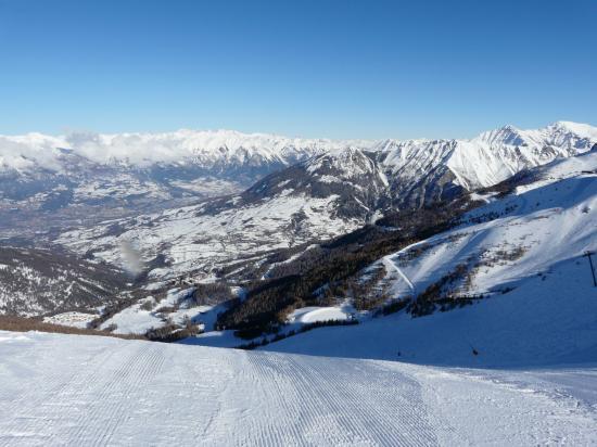 Les Orres, re-descente vers la vallée