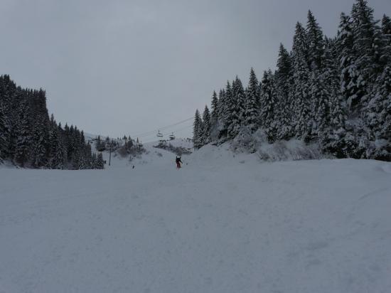 Les pistes du côté des Prodhains