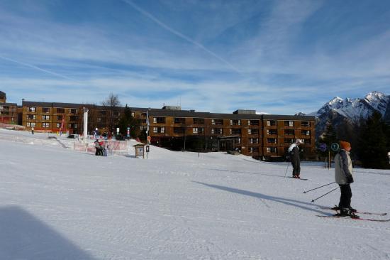 Les Karellis, aire d' arrivée