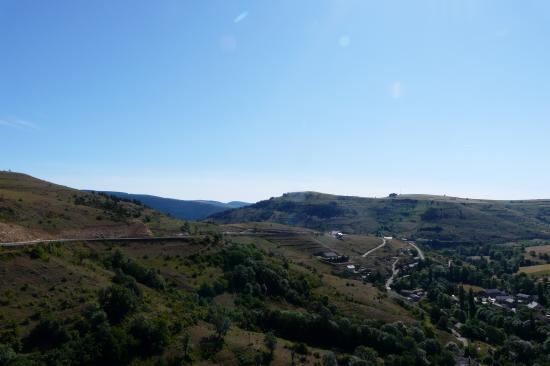 la route depuis castanet