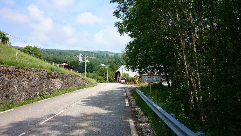 Les déserts peu avant Plainpalais et son col