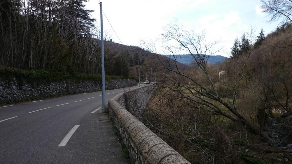 Départ d' Avèze en direction de Montdardier, ça monte doucement !