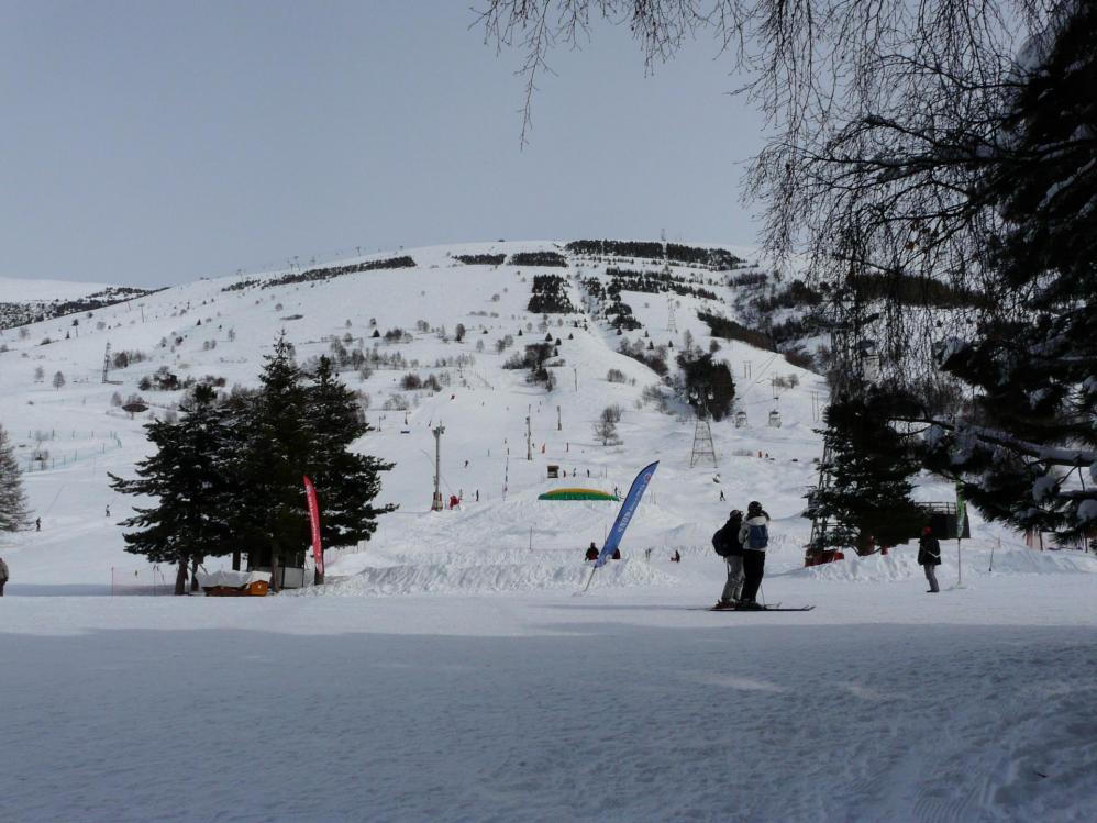 Le bas des pistes des 2 Alpes