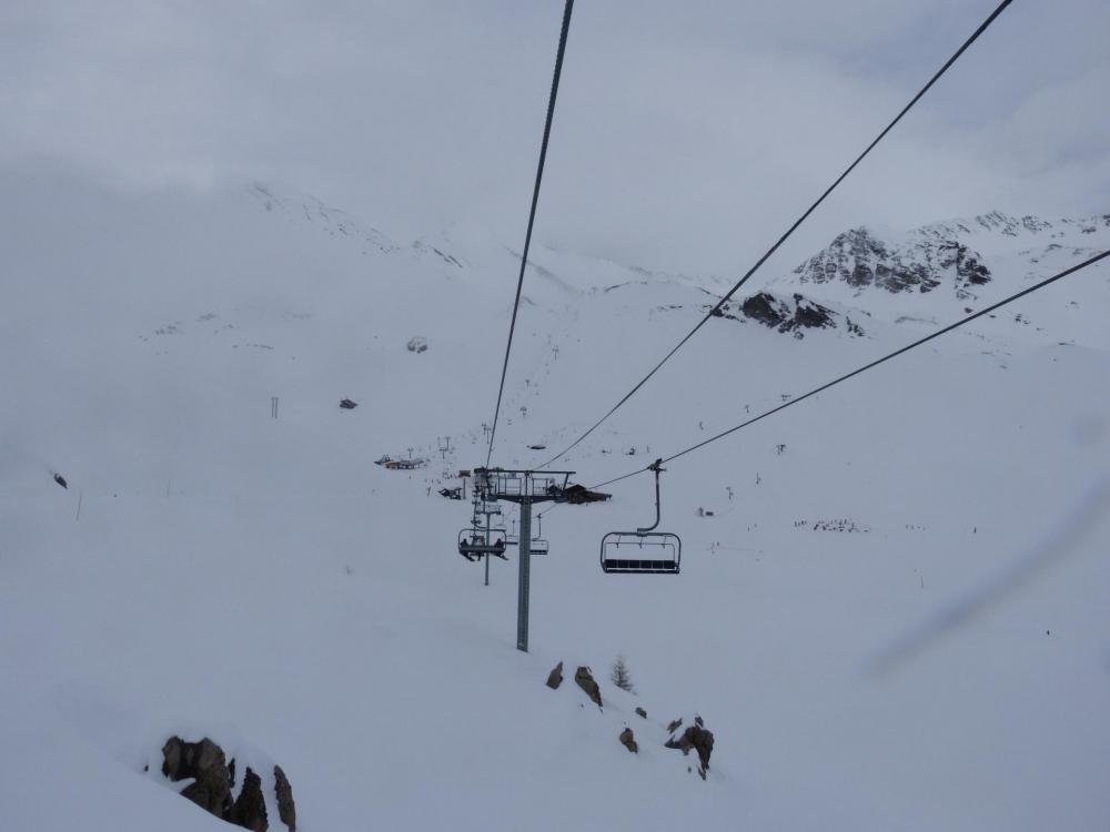 Montée à Roche Rousse par le télémix