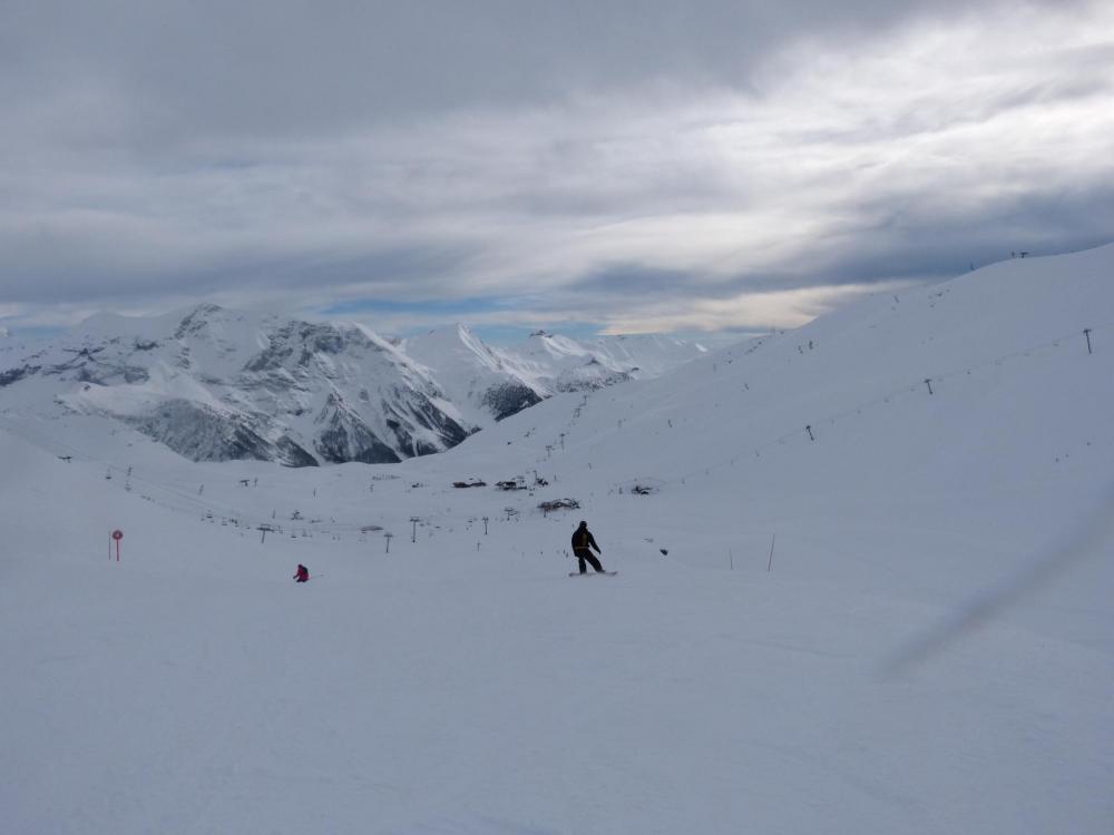 Descente sur Roche Rousse (Orcières Merlette)