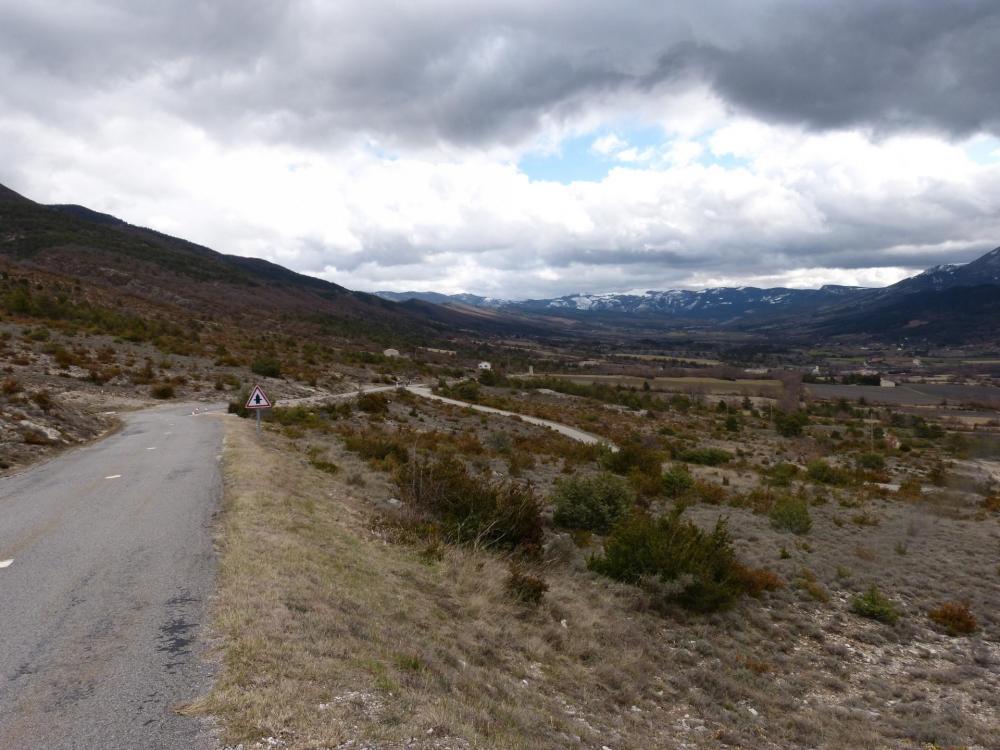 col de Peyruergue, vue sur la montée