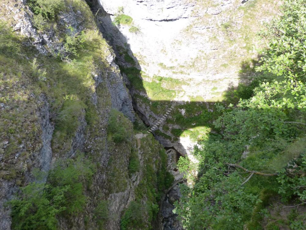 aperçu sur la via ferrata des étroits