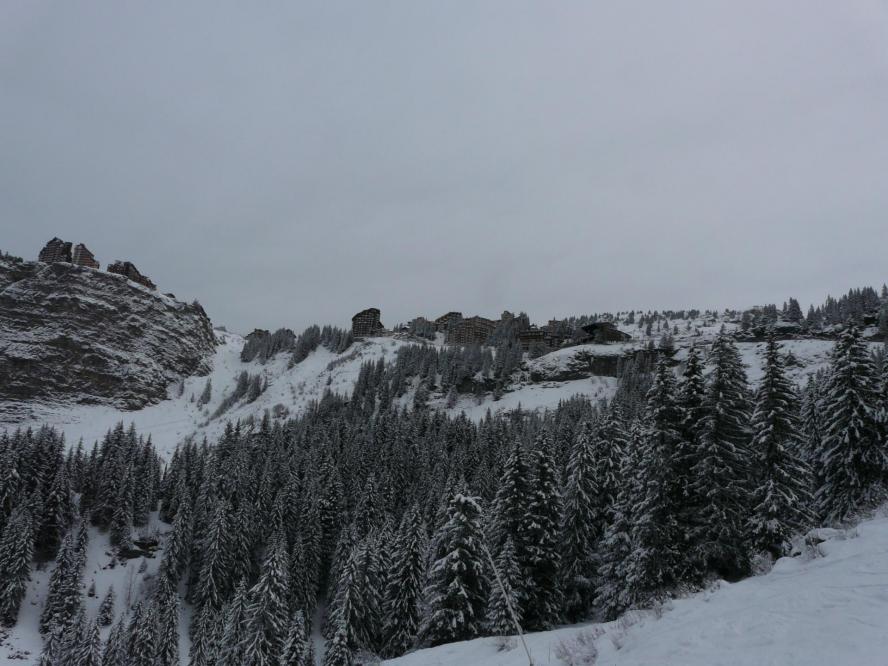 Avoriaz vu du haut des prodhains