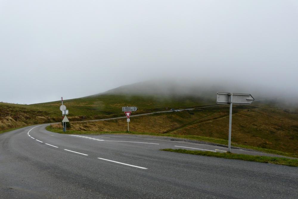 Bifurcation route des crêtes, "route des américains"