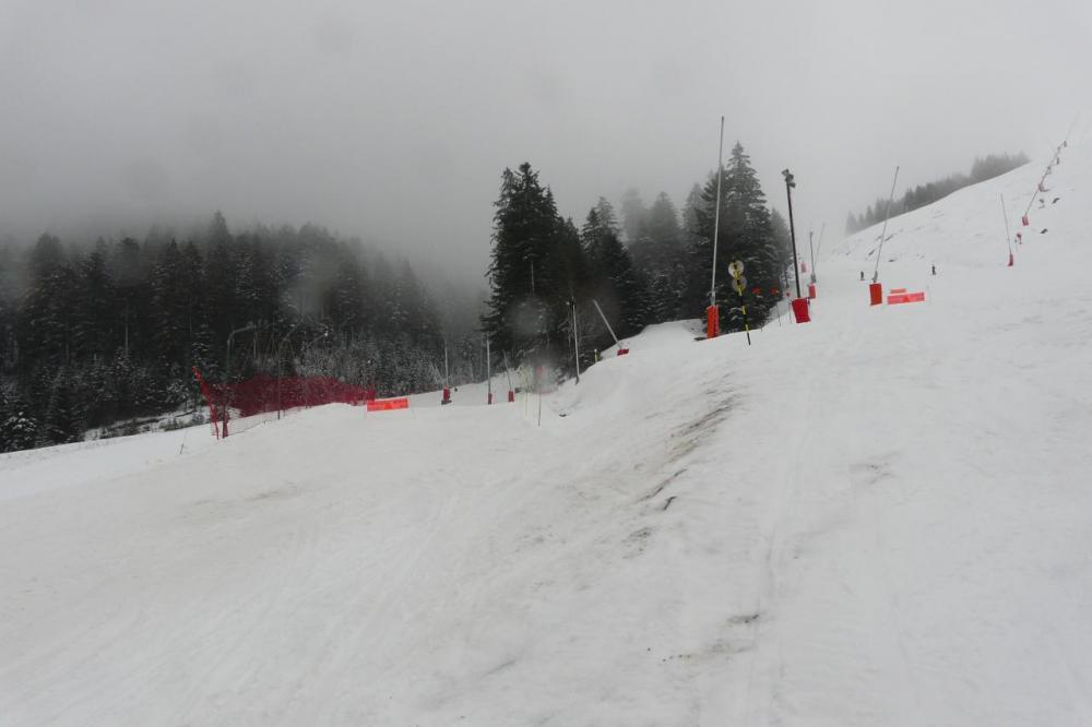 l' arrivée de la bourvil (piste verte)