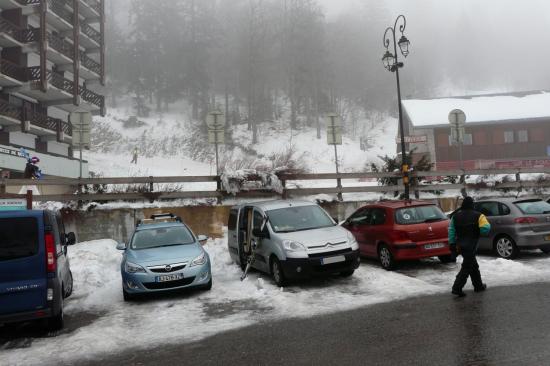 parking de nuit station du col de Rousset