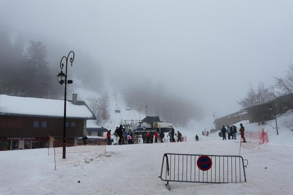 bas de la station du Rousset