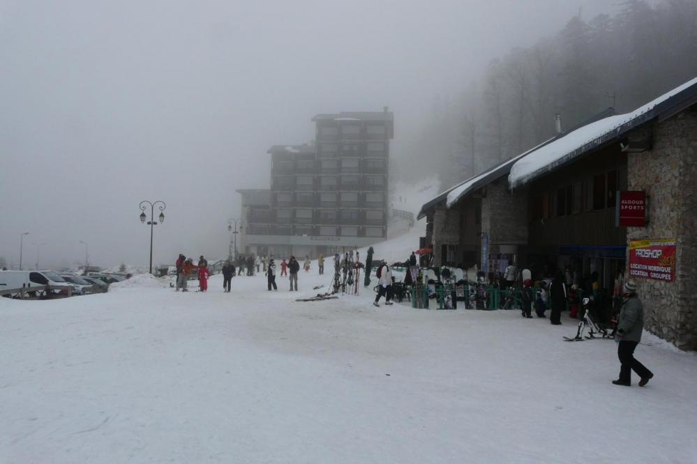 la station du col de Rousset vue depuis le télé siège