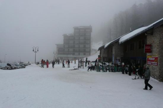 la station du col de Rousset vue depuis le télé siège