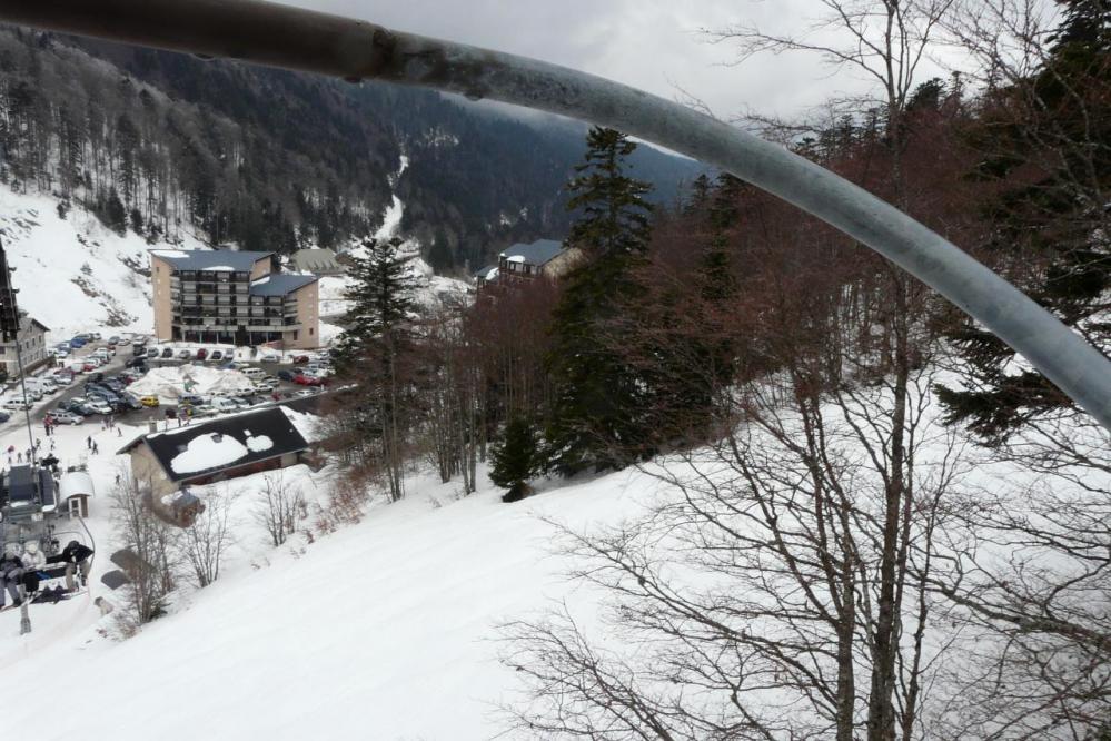 la station du col de Rousset vue depuis le télé siège