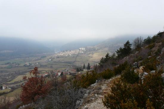 via de Liaucous, le chemin de retour, Liaucous et Mostuéjouls