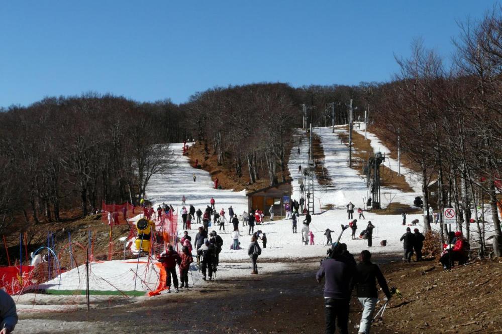 les pistes de la station de Prat Peyrot