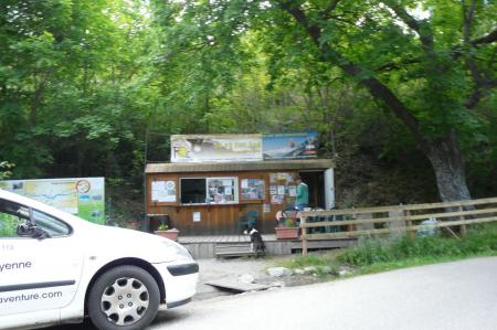 l' accueil de Roc Aventure