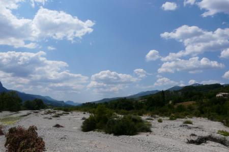 le franchissement du Jabron (à sec)