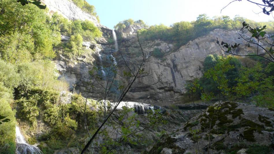 un autre point de vue sur les cascades de Charabotte