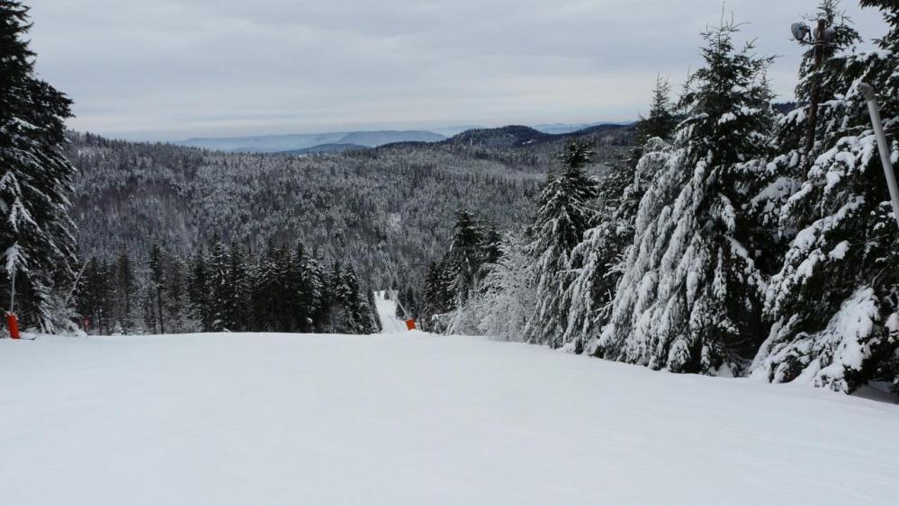 les pistes de ski du lac blanc (Vosges)