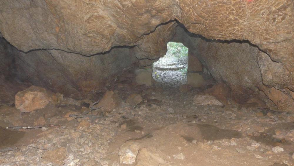 La sortie par la grotte de la Roquette