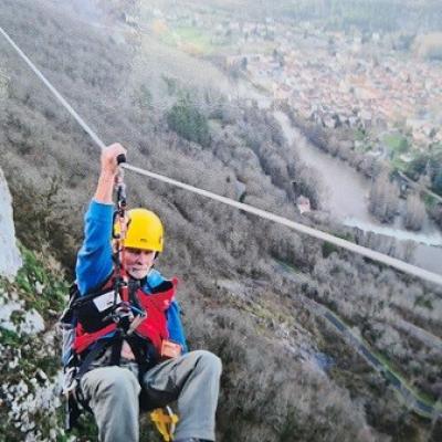 Via ferrata du Roc d' Anglars