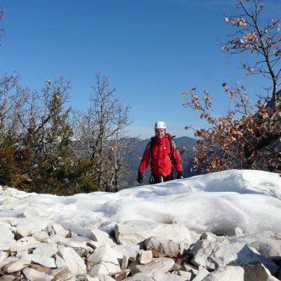 Sortie de la via ferrata du Claps