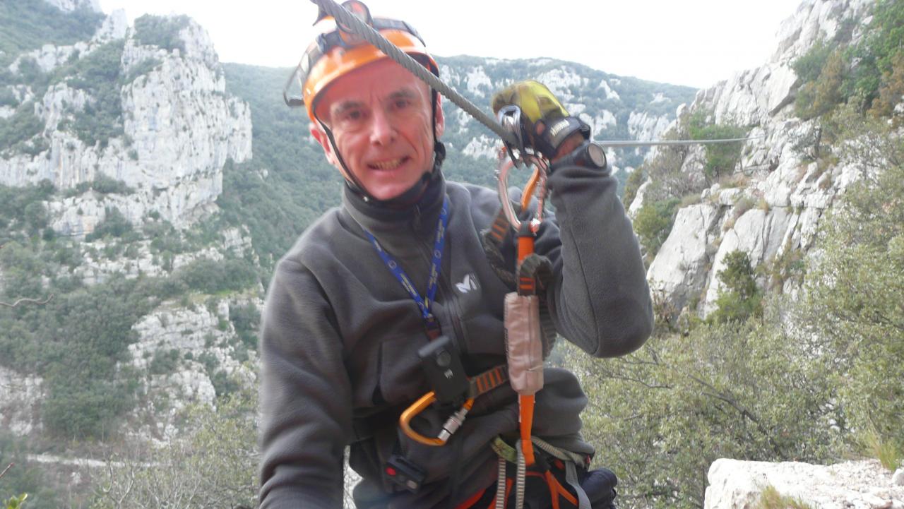 via ferrata du Thaurac (St Bauzilles de Putois)