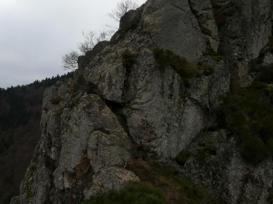 parcours bleu (rochers de la Miramande)