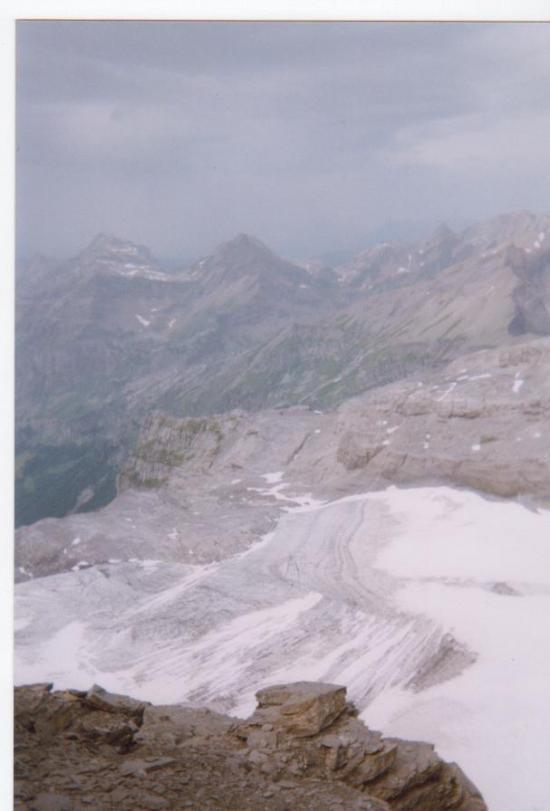 Glacier du Ruan depuis le couloir - 2005