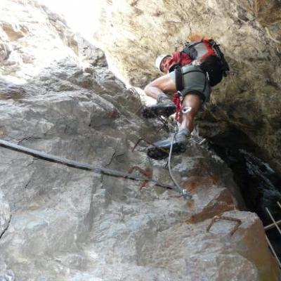 Via ferrata les mines du Grand Clôt