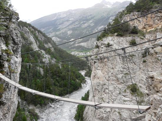 passerelle de  sortie de la vierge-Aussois-Savoie