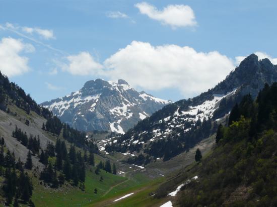 la Tournette de puis le début d' ascension des dents de Lanfon