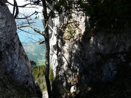 vue sur le lac d' Annecy depuis les dents de Lanfon