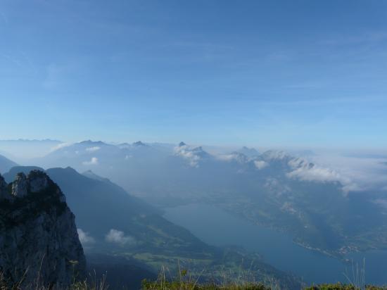 les bauges depuis les dents de Lanfon