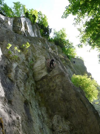 beau devers dans la via ED de Nans sous st Anne