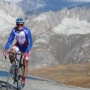 Arrivée en haut du col de l' Iseran