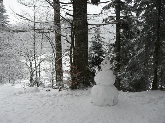 Randonnée neige lac de Blanchemer