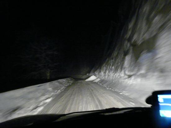 Obstacles dans le col de Menèe