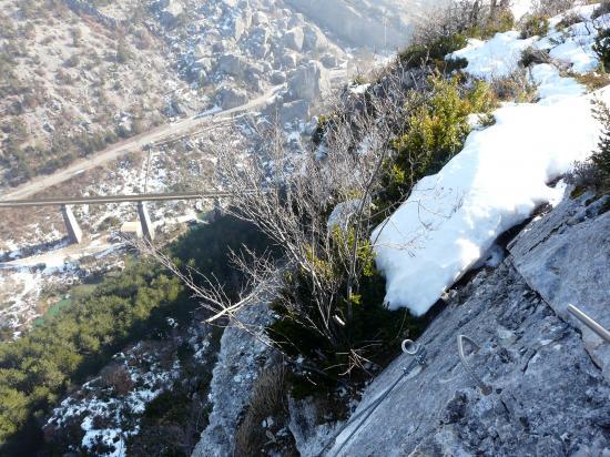 sortie de la via ferrata du Claps