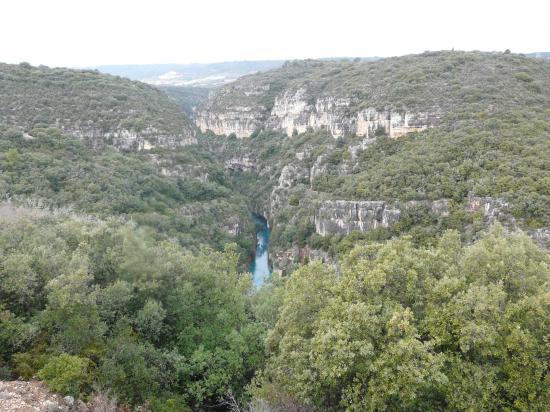 le verdon depuis la route de descente de Baudinard