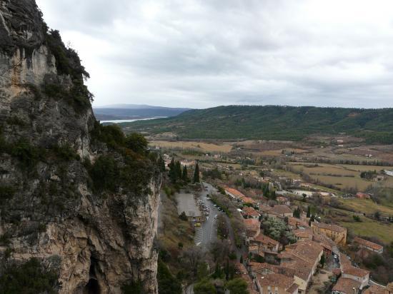 vue sur le lac de Sainte Croix