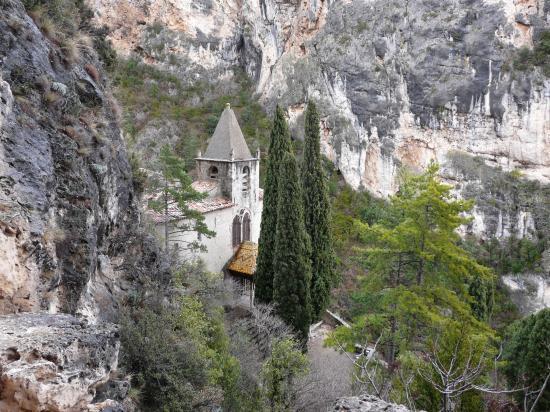 La chapelle vue d'un peu plus haut