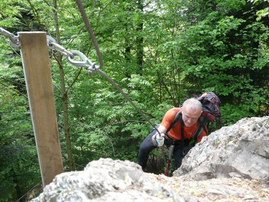 sortie de la première montée