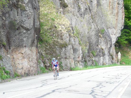 un peu avant le sommet du col de la Schlucht (Vosges)