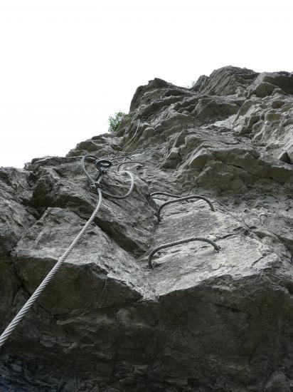 Le départ commun des vias du grand dièdre et des lavandières